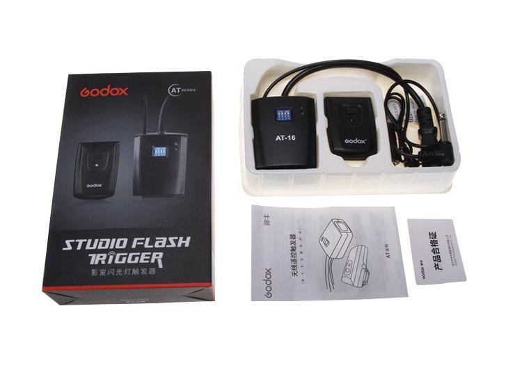  Godox AT-16 Studio Flash Triggerتليقر فلاش وايرلس 