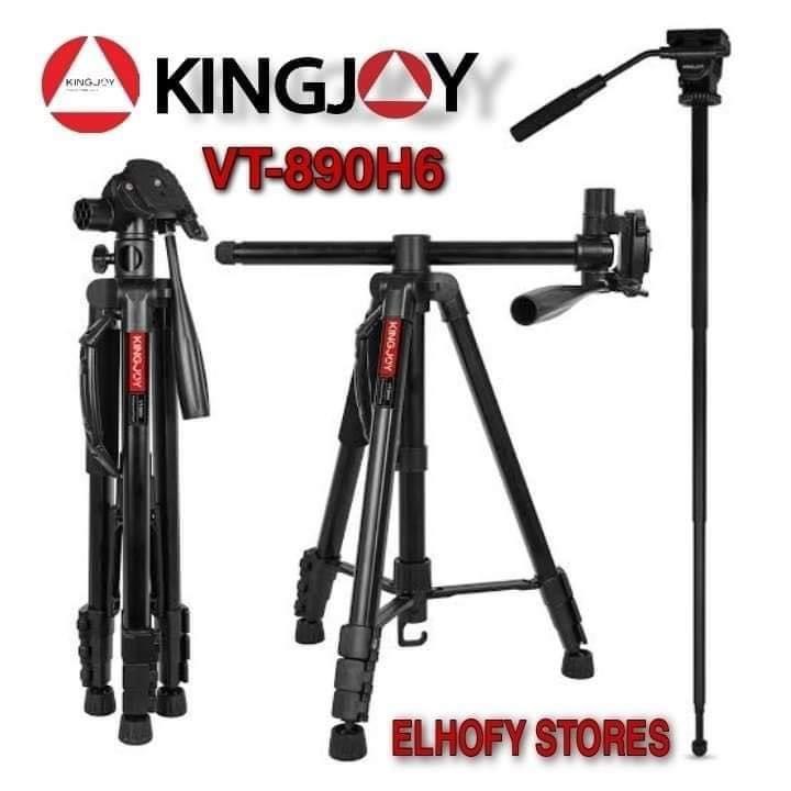 ترايبود الكاميرات الاحترافي KINGJOY VT-890H6